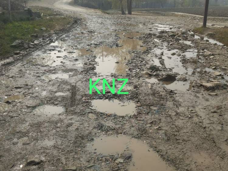 Chappergund-Gutlibagh road in dilapidated condition,JKPDC tossing the ball to R&B department .