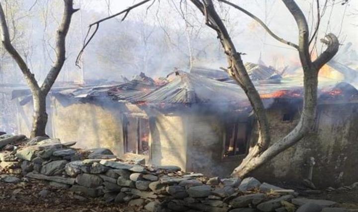 Residential house gutted in massive blaze in Nambla Uri