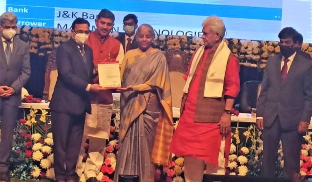 Union Finance Minister Nirmala Sitharaman hands over credit sanction letters to 145 beneficiaries for Rs 306 crore in Jammu