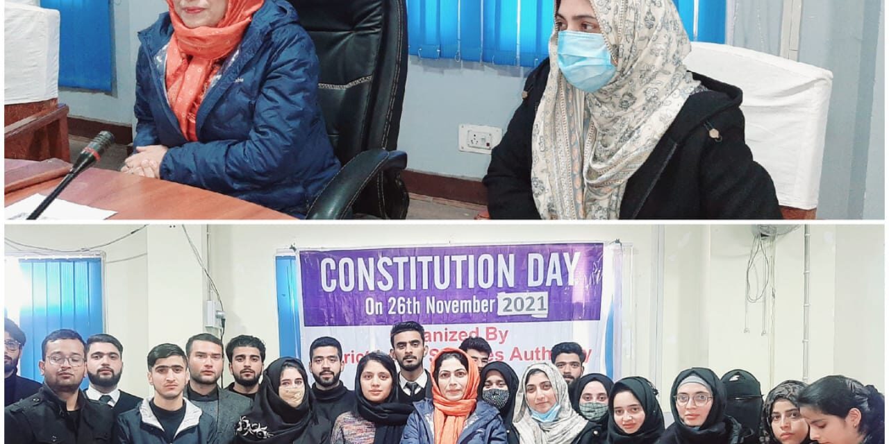 DLSA Ganderbal celebrates Constitution Day.