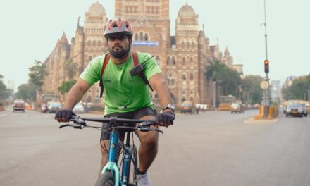 Visually impaired cyclist reaches Kashmir to spread the message of road safety