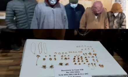 Sumbal Police solves burglary case Gold worth lacks recovered : Police