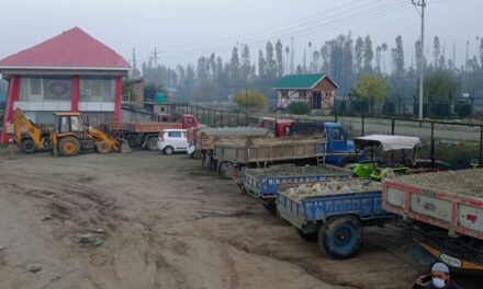 Police seizes 13 vehicles for illegal extraction & transportation of minerals in Baramulla