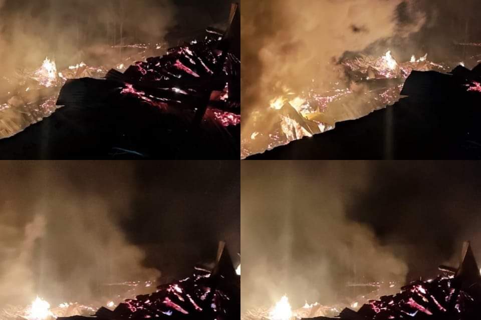 10 houses gutted in overnight blaze in Tulail Bandipora