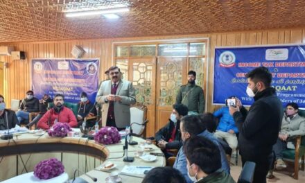 Principal Commissioner Income Tax meets taxpayers and youth of Pulwama