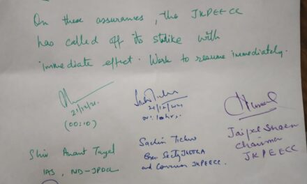 Power employees call off strike in J&K after written assurance from the administration