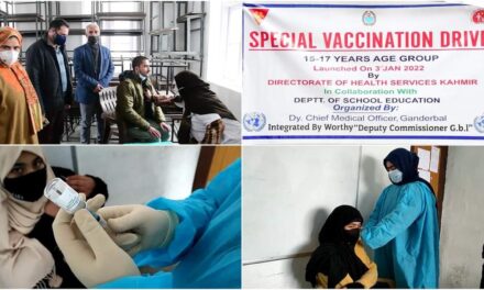 Covid-19 vaccination drive for 15-17 year age group rolled out in Ganderbal