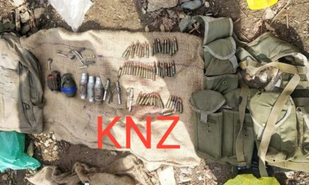 Ammunition recovered during CASO at Watlar Ganderbal