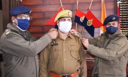 Pipping Ceremony of newly promoted Sub Inspectors held at DPO Ganderbal