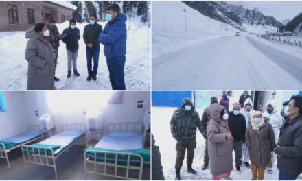 DC Ganderbal visits Sonamarg, takes stock of availability of essential services and other facilities;Inspects functioning of PHC Sonamarg