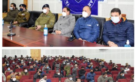 SSP Traffic City holds interaction with Transporters of Kashmir valley