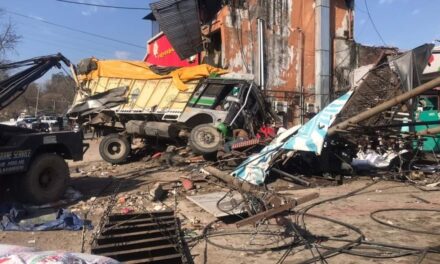 Man killed, three injured as truck rams into shop in J-K’s Udhampur