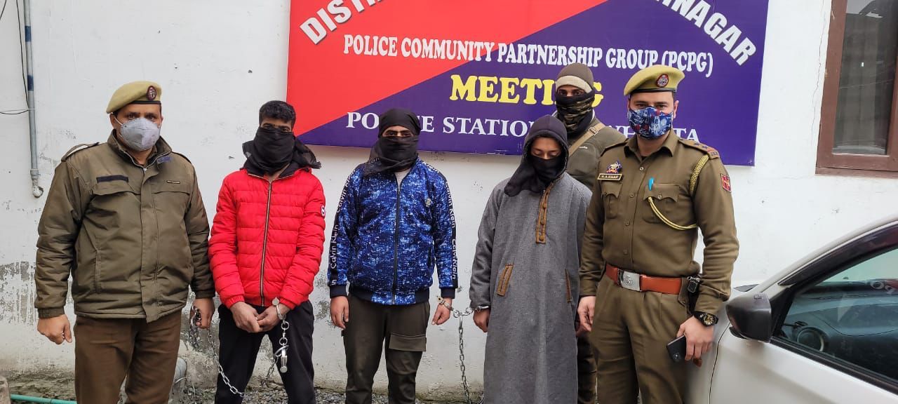 Three persons arrested after acid attack on Girl in Srinagar