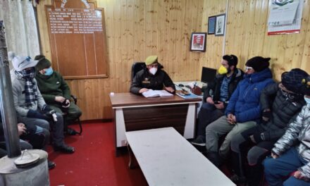 Police facilitated PCPG meeting at Police Station Sonamarg