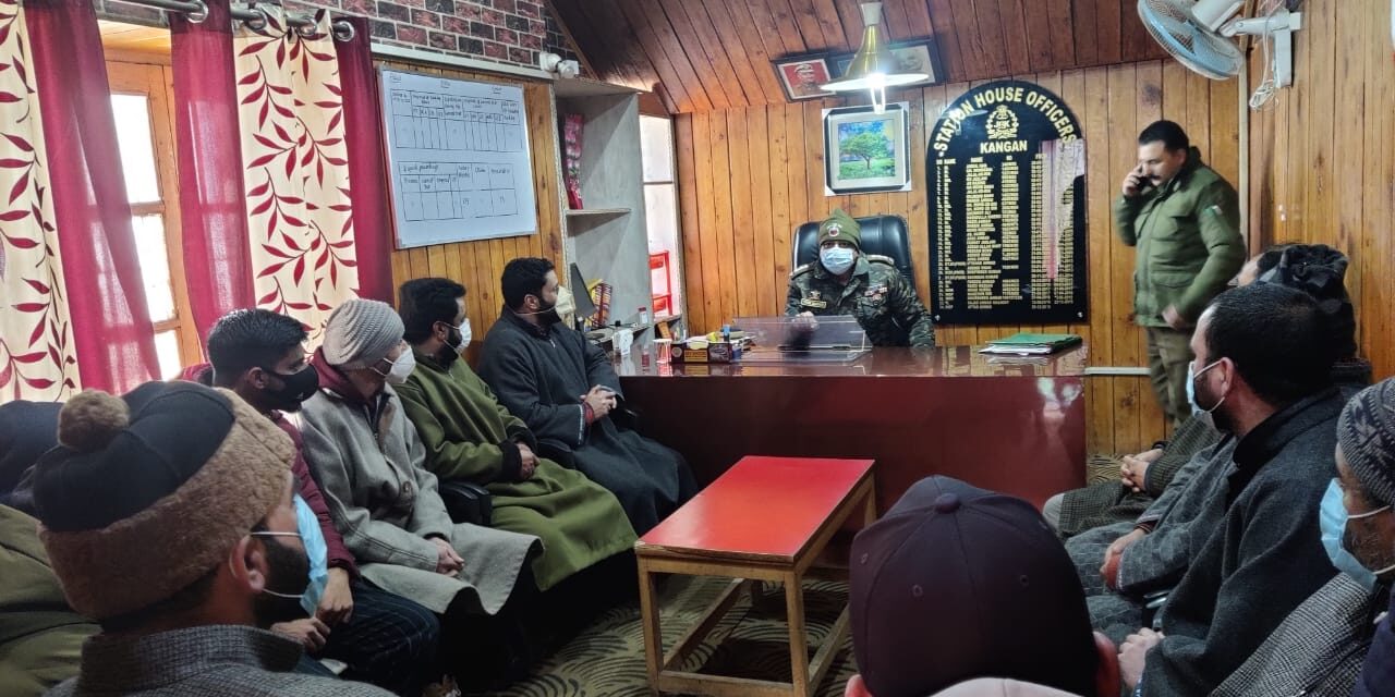 Ganderbal Police organised PCPG meeting at Kangan