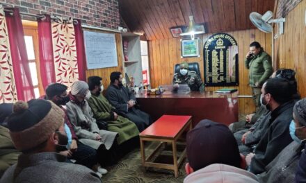 Ganderbal Police organised PCPG meeting at Kangan