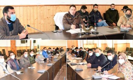Progress of registration of beneficiaries under PM-JAY SEHAT reviewed at Ganderbal