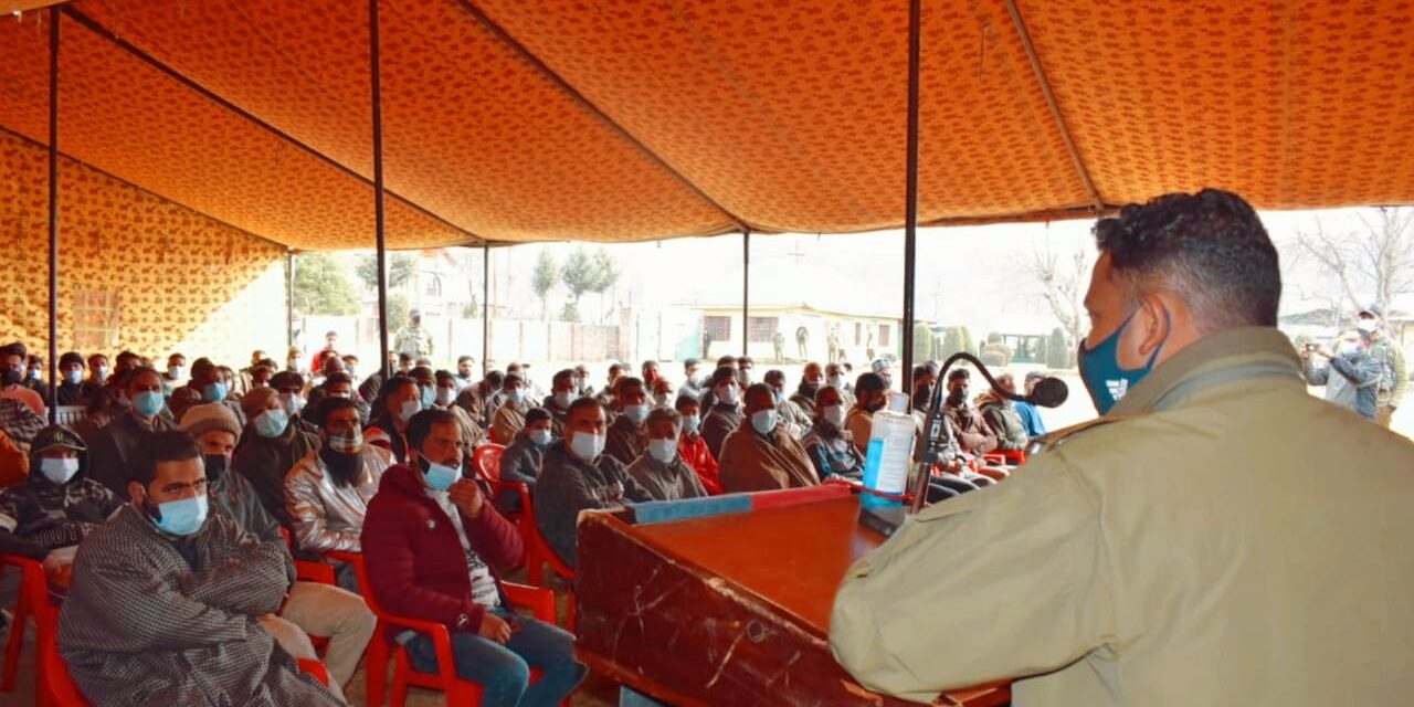 Police public meet held by SSP Ganderbal at Safapora