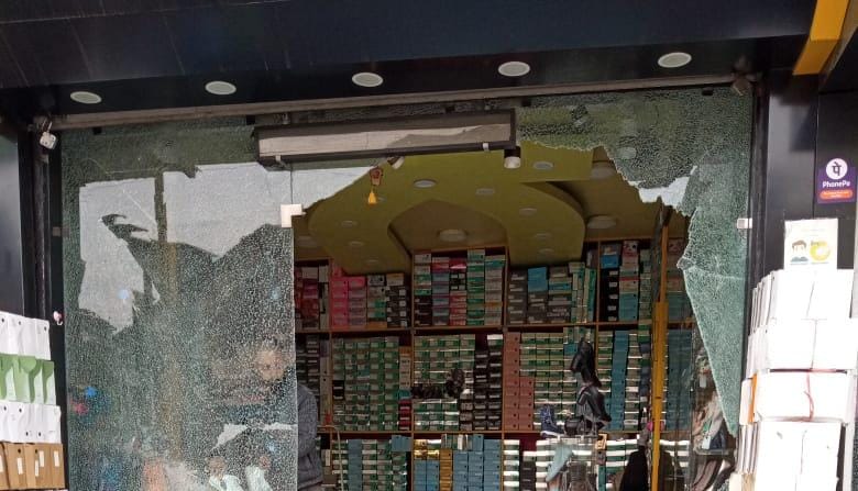 Shop damaged in Khawaja Bazar grenade attack