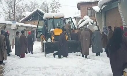 Lady injured after shed collapsed in Achan Pulwama,”Shifted to hospital in JCB: Locals