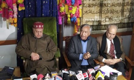 Article 370 roll back:PAGD issues White Paper on development, investment, Jobs; says ‘BJP’s achievement claims, a pack of lies’