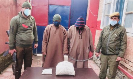 Two drug peddlers held in Ganderbal:Police