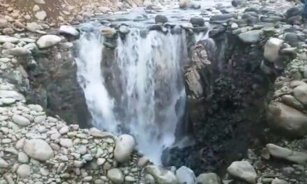 Authorities Warn Media Persons Against Moving Close To Sinkhole In Kokernag Anantnag