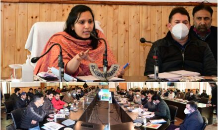 DC Ganderbal chair quarterly meeting of DDC (District Development Council)