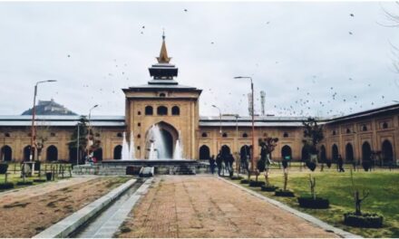 After 30 weeks Jamia Masjid Srinagar reopened for Friday prayers