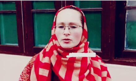 Ukrainian bride in Kashmir urges world to stop war in her country