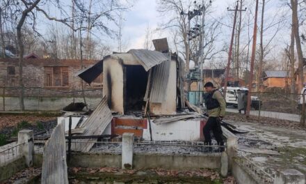 Temple gutted in fire incident in Shopian