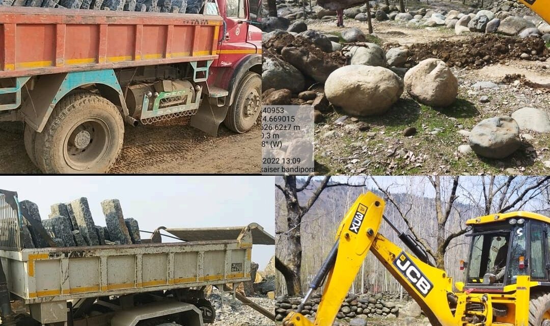 Bandipora admin launches crackdown against illegal mining