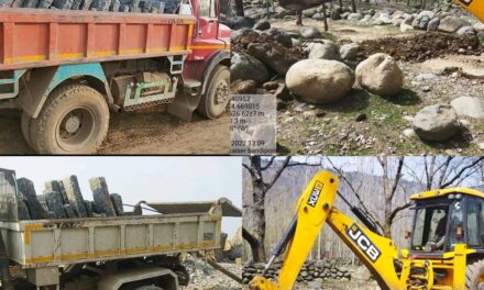Bandipora admin launches crackdown against illegal mining