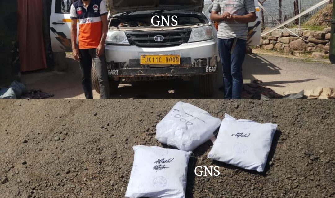 4 packets of narcotic-like substance found from load carrier, 2 held in Poonch