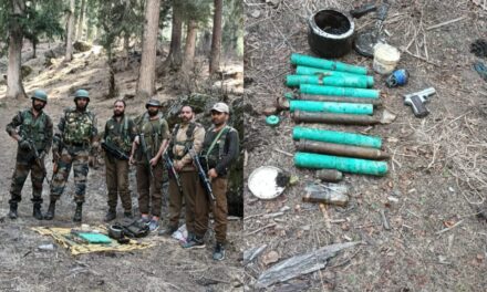 Militant Hideout busted in Kishtwar, Arms and Ammunition recovered: Police