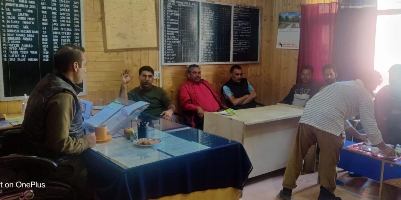 Ganderbal Police Facilitated PCPG Meeting at PS Kheerbawani