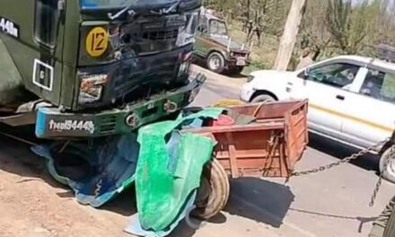 1 Killed, Cop Among 2 Others Injured in Sopore Road Mishap