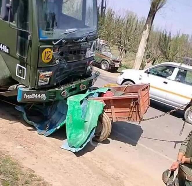 1 Killed, Cop Among 2 Others Injured in Sopore Road Mishap