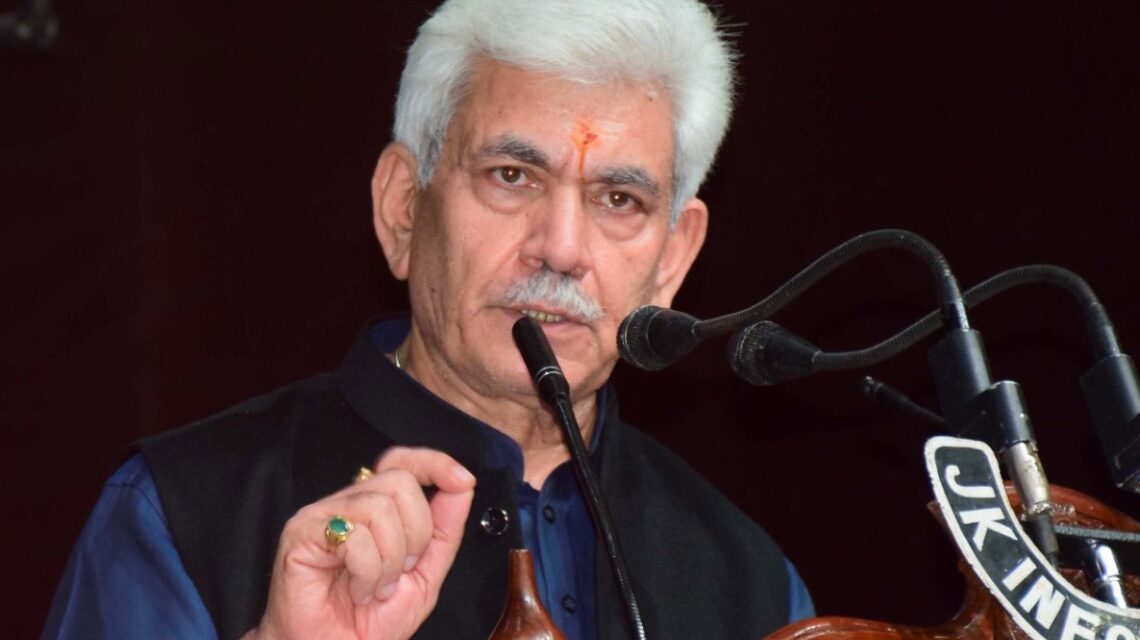Abolished costly Darbar move practice soon after taking over as LG J&K: Manoj Sinha