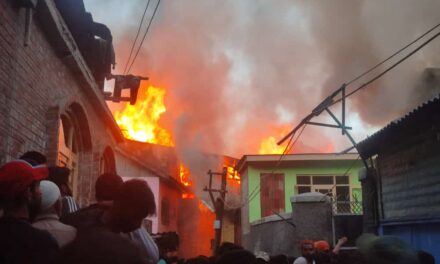 Massive blaze renders 6 families homeless in Sopore locality