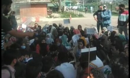 Students protest rock Kashmir University over Dean’s ‘assault’ inside campus