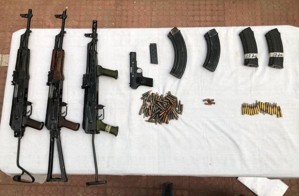 Arms, ammunition recovered from village along LoC in Poonch