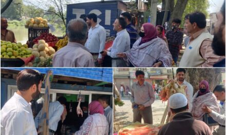 Market Checking intensified at Ganderbal
