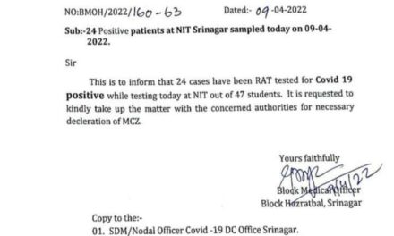 24 Students At NIT Srinagar Test Covid-19 Positive