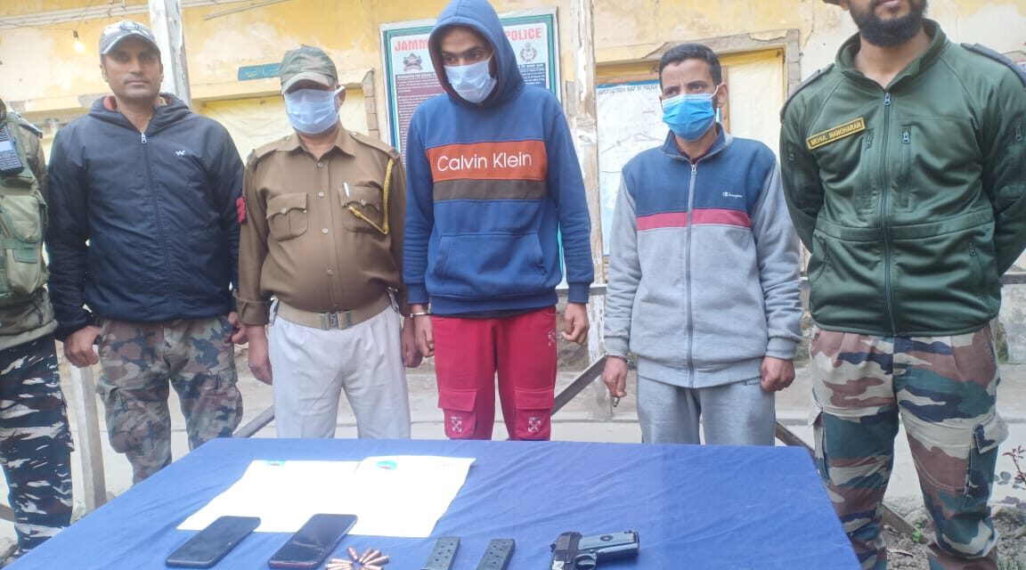 02 LeT militant associates held in Budgam, arms and ammunition recovered: Police