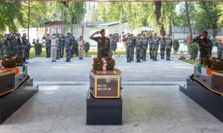Army Pays Tribute to Colleagues Killed in Shopian Road Mishap