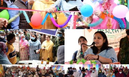 DDC Chairperson, DC inaugurate Health Mela in Lar Ganderbal;Preside over Public outreach programme