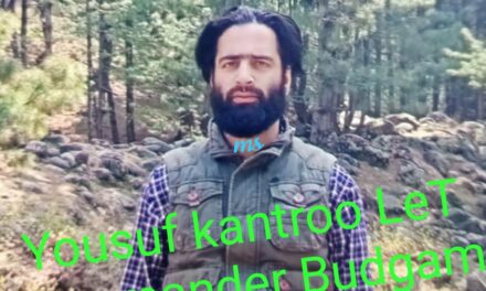 LeT’s longest surviving commander Yousuf Kantroo killed in Baramulla: IGP Kashmir