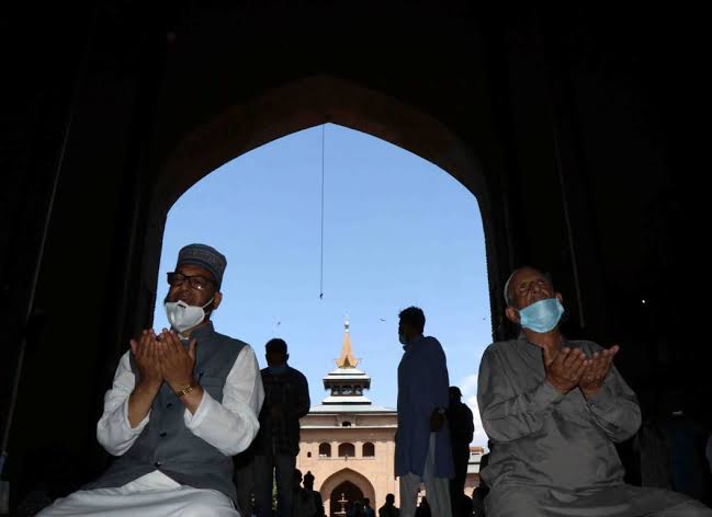 1st Friday of Ramadan: Emotions run high as Muslims offer congregational Friday prayers at historic Jamia Masjid