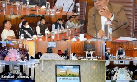 Principal Secretary H&ME reviews arrangements for Shri Amarnathji Yatra-2022;Directs officers to ensure hassle free and quality health care to pilgrims